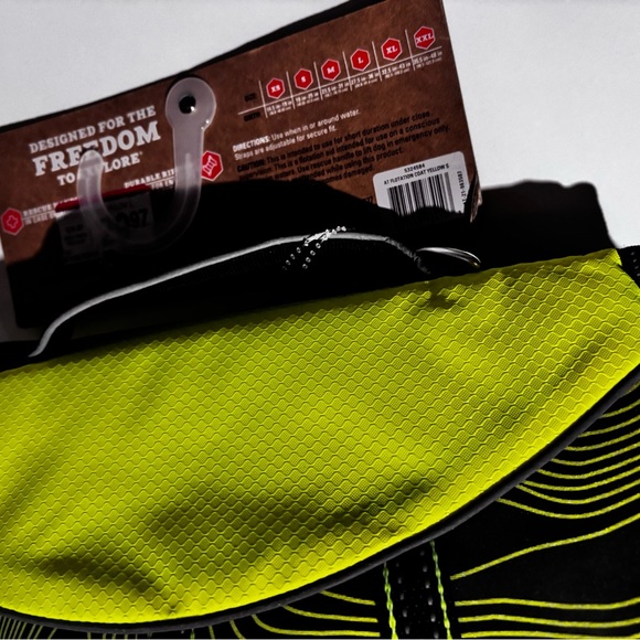 Neon Green High Visibility Flotation Aid size Small - Picture 6 of 6